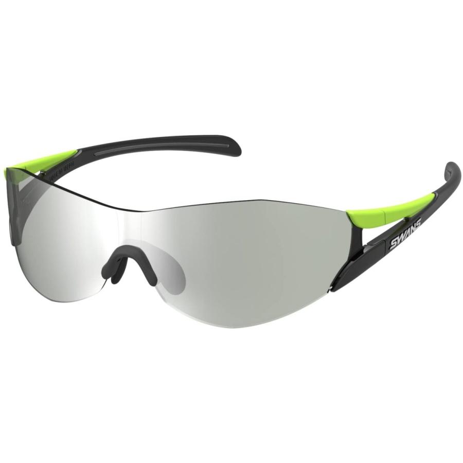 SWANS(スワンズ) スポーツ サングラス ソウ2 ミラーレンズモデル SOU2-0702 LG ライムグリーン×ブラック/シルバーミラー SWANS スワンズ スポーツ サングラス ソウ2 ミラーレンズモデル SOU2 LG ライムグリーン×ブラック/シルバーミラー