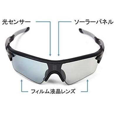 瞬間調光サングラス eShades（イーシェード）Grey/Black (グレー) 瞬間調光サングラス eShades イーシェード Grey/Black グレー