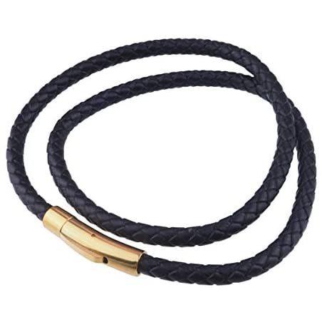 Abalent アバレント レザーチョーカー 5ｍｍ ネックレス紐だけ 革紐 ネックレス 皮紐 レザーネックレス 本革 かわ 編み込み 黒 007 Maple Tree House 通販 Yahoo ショッピング