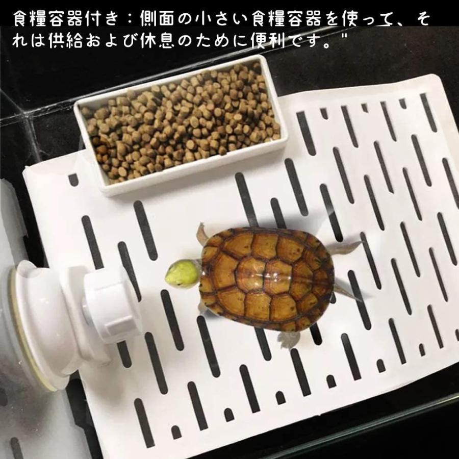 爬虫類 亀 かめ 浮き島 水槽台 ドック浮動 カメ桟橋 亀の日なたぼっこ台 水槽 60cm用 日光浴 水族館 吸盤 食糧容器付き 位置調整可 Maple Tree House 通販 Yahoo ショッピング