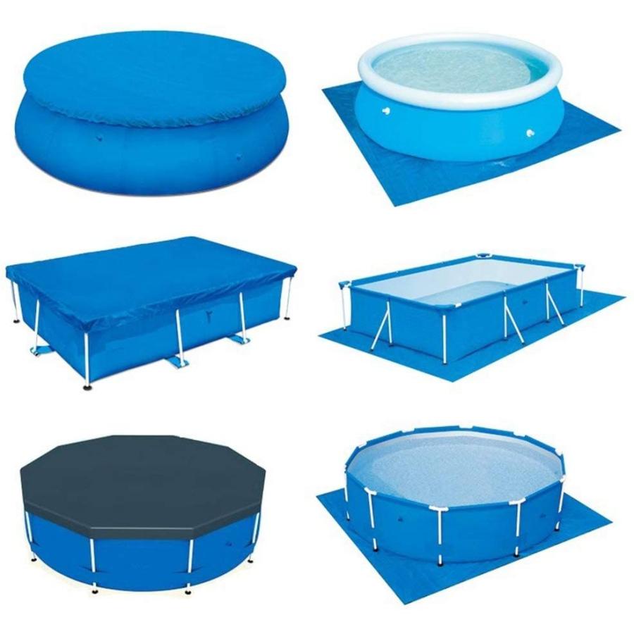 スイミングプールカバー 丸型 Pe防水 プールカバー 保温カバー 防塵防雨 家庭用 日焼け止め 大型プール用 持ち運び便利 4 Maple Tree House 通販 Yahoo ショッピング