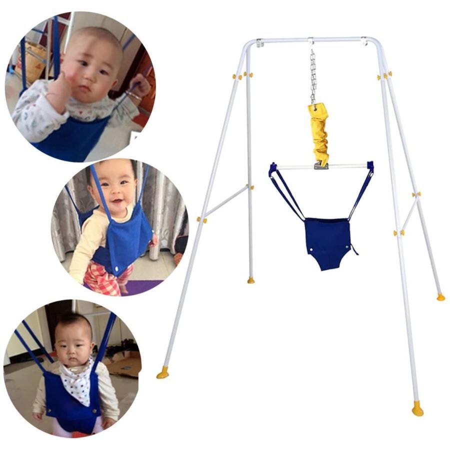 ジャンパーポータスタンドgaorui ガオルイ 赤ちゃん おもちゃ ジャンプの運動 ベビーフィットネスフレーム ブルー Maple Tree House 通販 Yahoo ショッピング