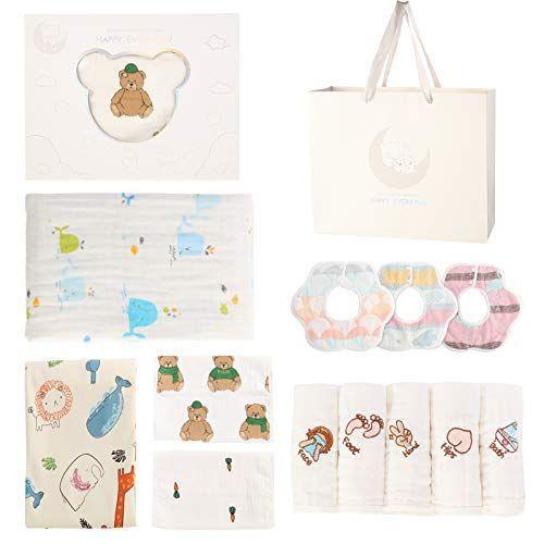 現金特価 出産祝い 出産準備 新生児から6歳までの女の子と男の子のための14のセットウォルナットガーゼ100 天然綿ブランケットバスタオルよだれをたら 予約販売品 Www Muslimaidusa Org