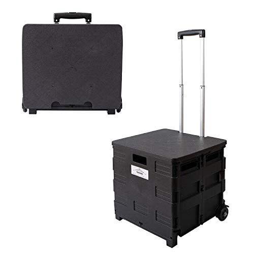 在庫一掃 コンテナキャリー キャリーカート 折りたたみ 軽量 台車 コンテナカート買い物カゴ 運搬 ふた付65l 耐荷重50kg 超激安 Studiostodulky Cz