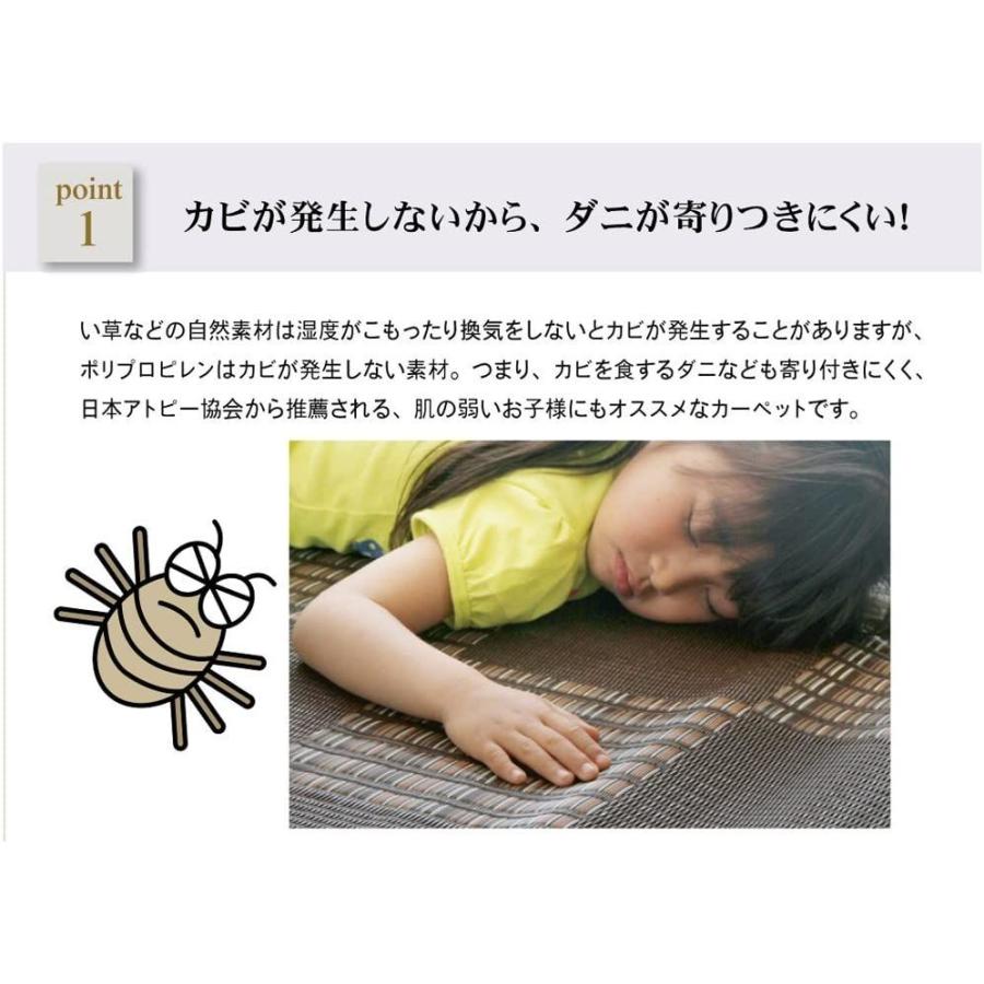 今日の超目玉 イケヒコ ラグ カーペット ウィード ブラウン 江戸間3畳 約174 261cm 日本製 洗える 撥水 防ダニ Dprd Jatimprov Go Id