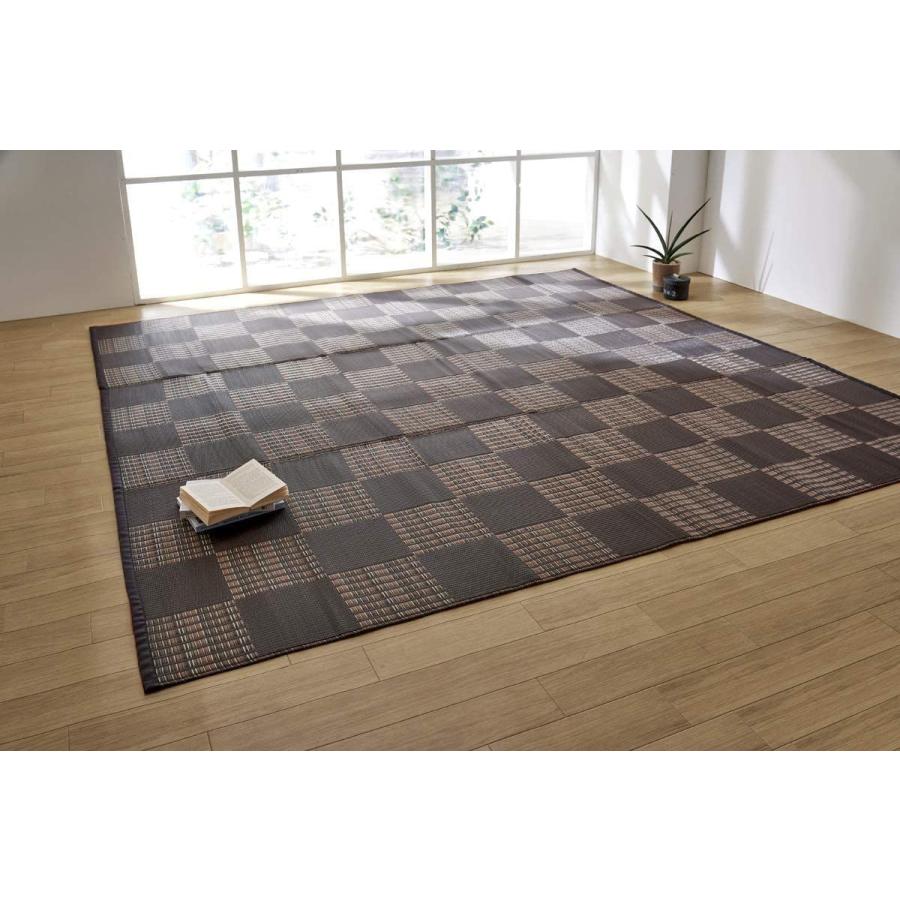 今日の超目玉 イケヒコ ラグ カーペット ウィード ブラウン 江戸間3畳 約174 261cm 日本製 洗える 撥水 防ダニ Dprd Jatimprov Go Id