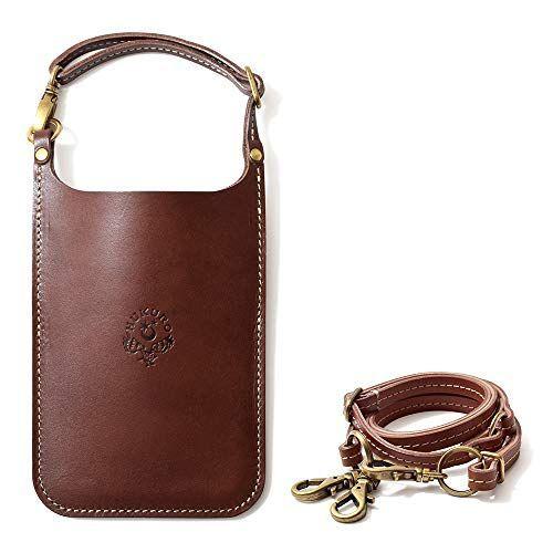 超目玉 12月 Hukuro スマホ ブラウン 日本製 革 レディース メンズ スマートサイフ 財布 ポーチ バッグ Amiro Pl