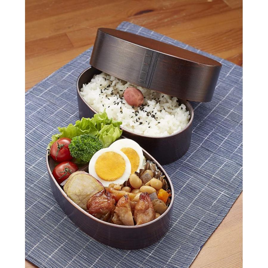 酒井産業 木曽ひのき小判メンパ2段 木製弁当箱 メンパ 小判型 めんぱ うるし塗り 漆 仕切り付き 一段 2段 木製 木 ランチ 曲げわっぱ 酒井産業 木曽ひのき小判メンパ2段 木製弁当箱 メンパ 小判型 めんぱ うるし塗り 漆 仕切り付き 一段 2段 木製 木 ランチ 曲げわっぱ