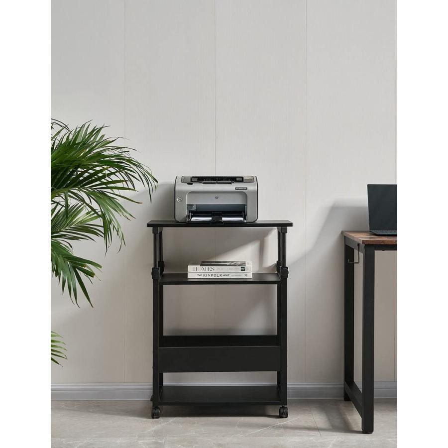 新入荷！ TTWO パソコンワゴン CPUワゴン 昇降式 高さ調節 デスク キャスター付き サイドデスク・L字デスク・プリンター台・プリンターワゴン 【Z1687281515】(9186円)