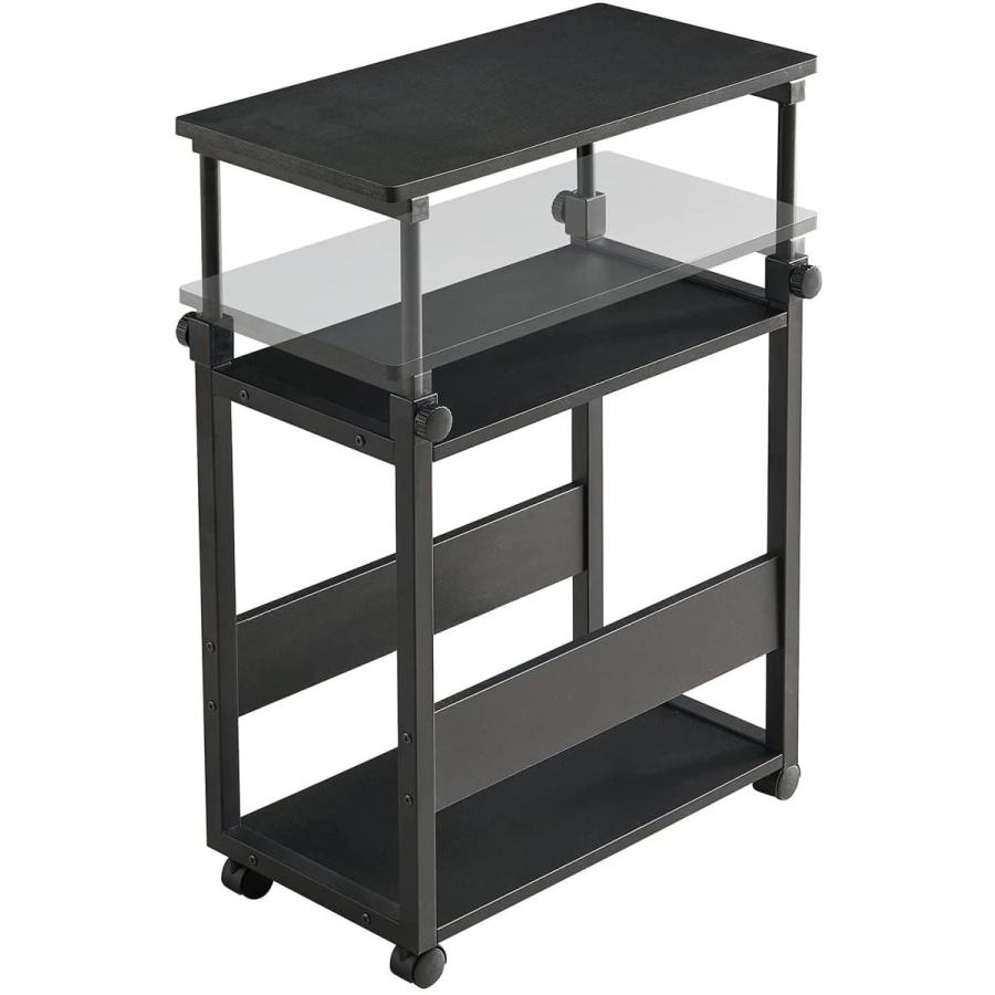 TTWO パソコンワゴン CPUワゴン 昇降式 高さ調節 デスク キャスター付き サイドデスク・L字デスク・プリンター台・プリンターワゴン TTWO パソコンワゴン CPUワゴン 昇降式 高さ調節 デスク キャスター付き サイドデスク L字デスク プリンター台 プリンターワゴン