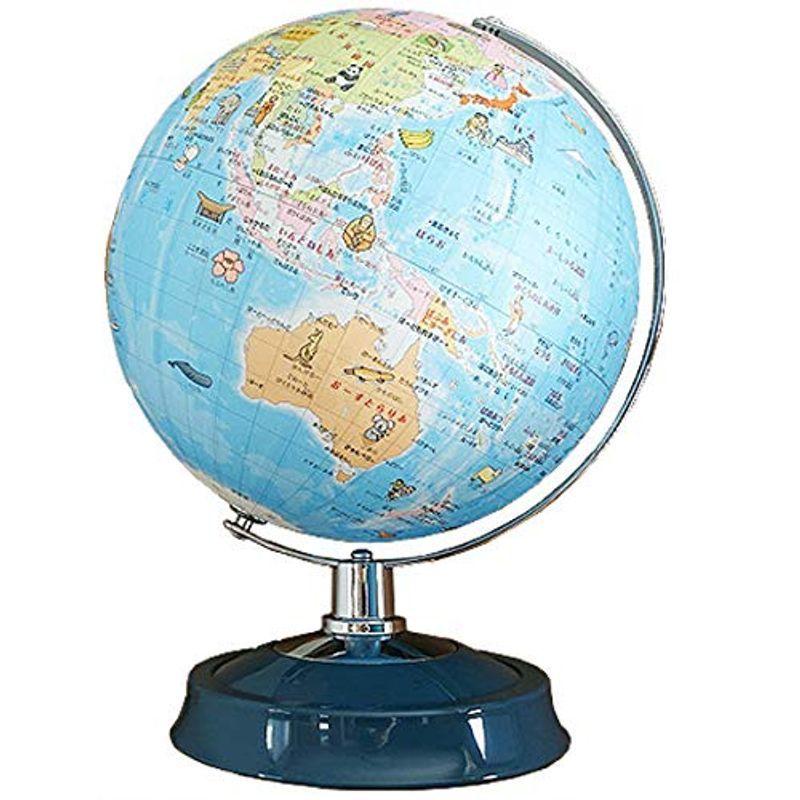地球儀 ひらがな地球儀 26cm 26 Hap R3 絵入り 日本製 付録付き 学習用 かるた トランプ