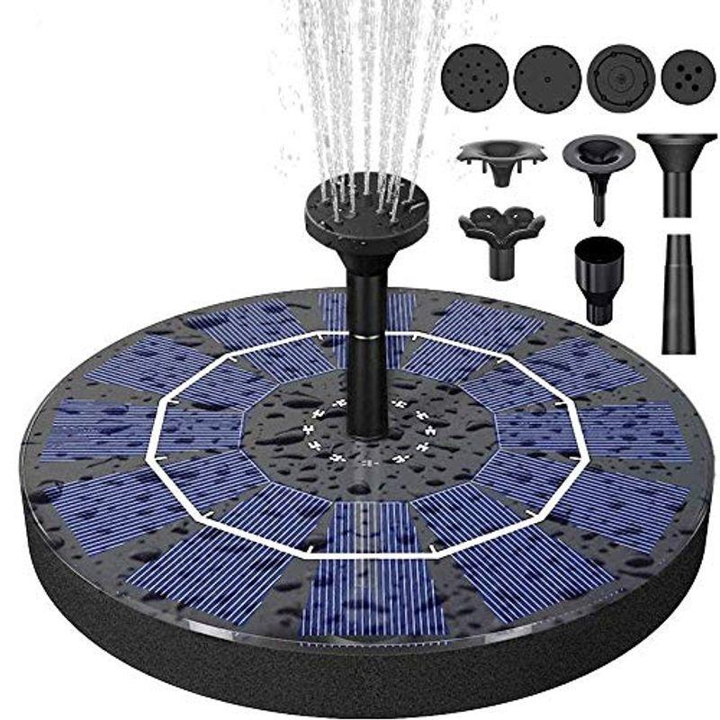 ソーラーポンプ ソーラー噴水 屋外 バードバス 噴水ポンプ ガーデン用噴水 太陽光充電 2 5wポンプ 800mahバッテリー付き 曇りも動 エアレーション Apsaojose Com Br