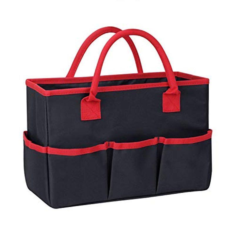 ツールバッグ 工具バッグ 大容量 工具差し入れ 布製 工具用道具袋 手提げ 大工道具 工具箱 作業用 工具 おしゃれ 収納バッグ 電工 ガーデニング