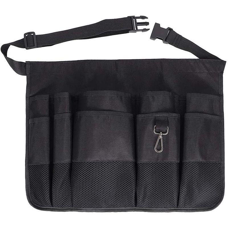 1374円 21年新作入荷 Qees エプロンバック ウエストバッグ ツールバッグ 小物入れ 腰袋 作業用 工具袋 600dオックスフォード 耐久性