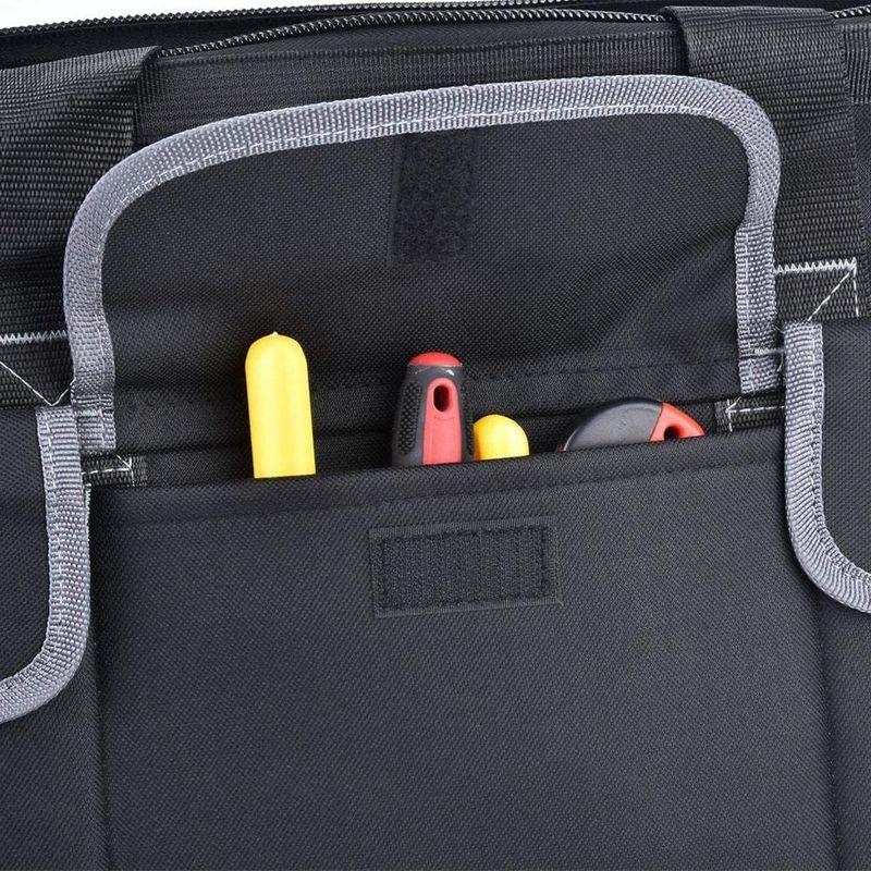 道具袋 工具バッグ ツールバッグ ツールキャリーバッグ 工具差し入れ 大口収納 オックスフォード 47 x 23 x 30cm|mapletreehouse|07