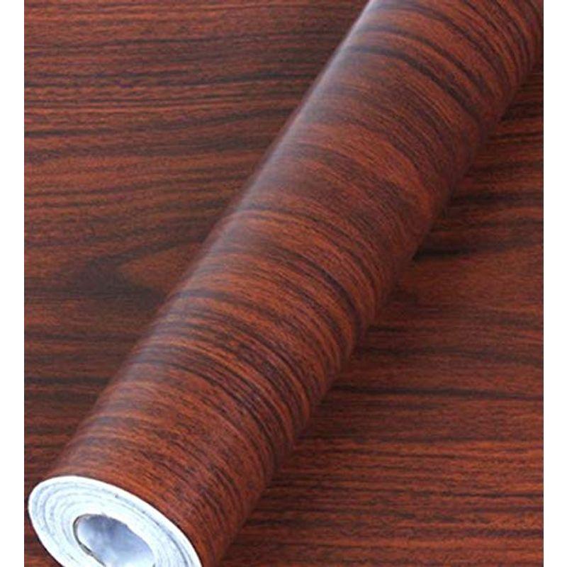 Benque 壁紙シール 木目調 はがせる 防水 リメイクシート ブラウン おしゃれ Diy 汚れにくい 壁紙 45cm