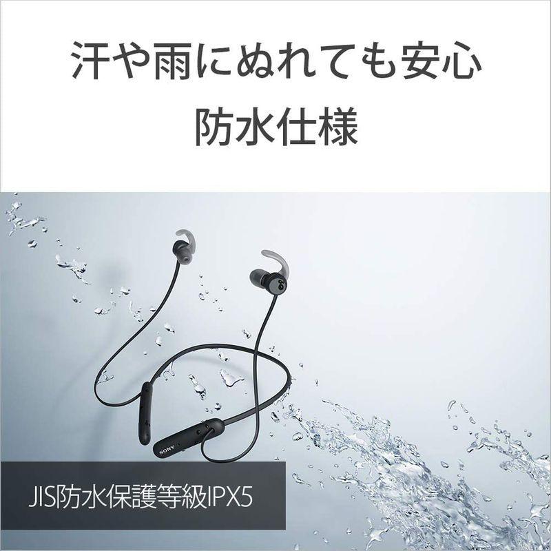 【2026年1月8日以降の発送予定】 ソニー ワイヤレスステレオヘッドセット/マイク付き / 2020年モデル ブラック WI-SP510 B 【M2558640326】(13930円)