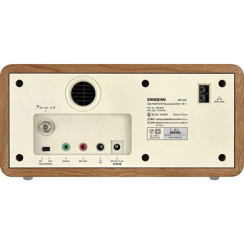SANGEAN FM/AMラジオ対応 ブルートゥーススピーカー チェリー WR-302 ［Bluetooth対応］ SANGEAN FM/AMラジオ対応 ブルートゥーススピーカー チェリー WR ［Bluetooth対応］
