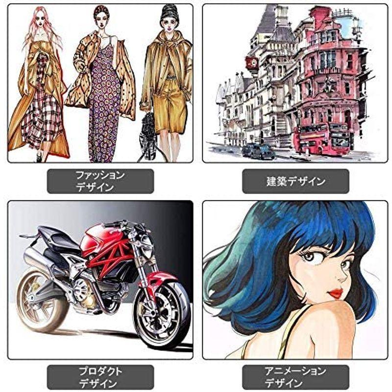 Shuttle Art イラストマーカーペン 172本セット 油性 ブレンダーペン付 耐水 速乾 設備 備品 Www Mantraman Com Mx