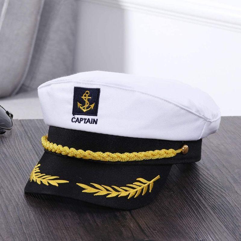 BESTOYARD キャプテンハット キャップ コスチューム ネイビー 海軍 アドミラルハット コスチュームアクセサリー 財布、帽子、ファッション小物 