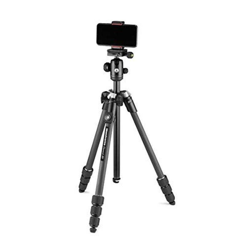 Manfrotto スマートフォン用三脚 Element MII カーボン 4段 三脚MBTキット リモコン付属 キャリーバッグ付属 スマー