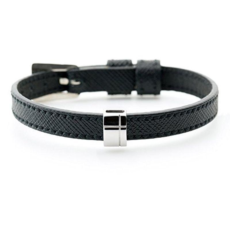 ソウルジュエリー 遺骨アクセサリー ブレスレット リストブレス アーチ ブラック シルバー SV925 レザー 皮 手元供養 遺骨入れ