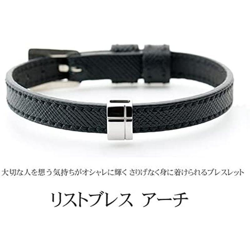 【中古品 】 ソウルジュエリー 遺骨アクセサリー ブレスレット リストブレス アーチ ブラック シルバー SV925 レザー 皮 手元供養 遺骨入れ 【HOV7546705050】(26938円)