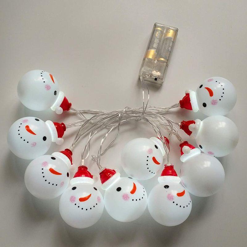 クリスマス 雪だるま 装飾 ライト 電飾 LEDイルミネーションライト クリスマスツリー 庭 3米20ライト 6米40ライト ボール状 飾り｜mapletreehouse｜09
