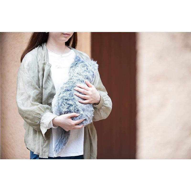 【国産】 MeowEver ミャウエバー クッション まるでほんものの猫のような クッション型疑似ペット 黒 【K1935940551】(10540円)