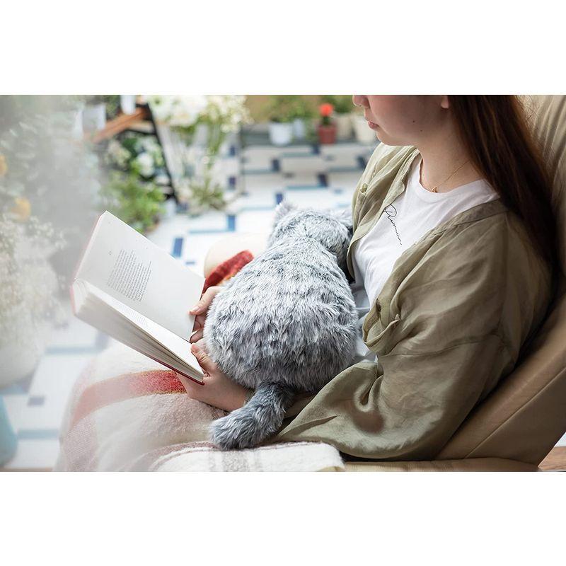 【国産】 MeowEver ミャウエバー クッション まるでほんものの猫のような クッション型疑似ペット 黒 【K1935940551】(10540円)