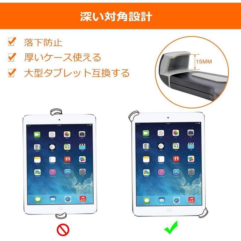 EXSHOW タブレットホルダー 滑り止めクリープ １/4ネジ付きブラケット 三脚取り付けマウント iPad Air/iPad Pro/Ta｜mapletreehouse｜08