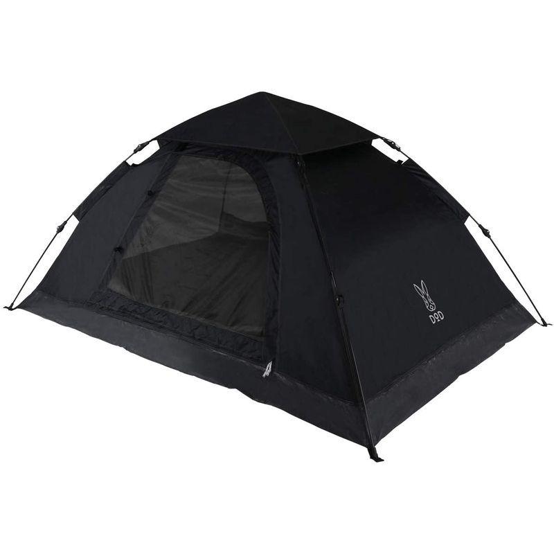 ウルトラ！ DOD(ディーオーディー) ワンタッチテント ゆったり使える 2人用 紐を引くだけ 簡単設営 T2-629-BK T2-629-BK 【1870539833】(10184円)