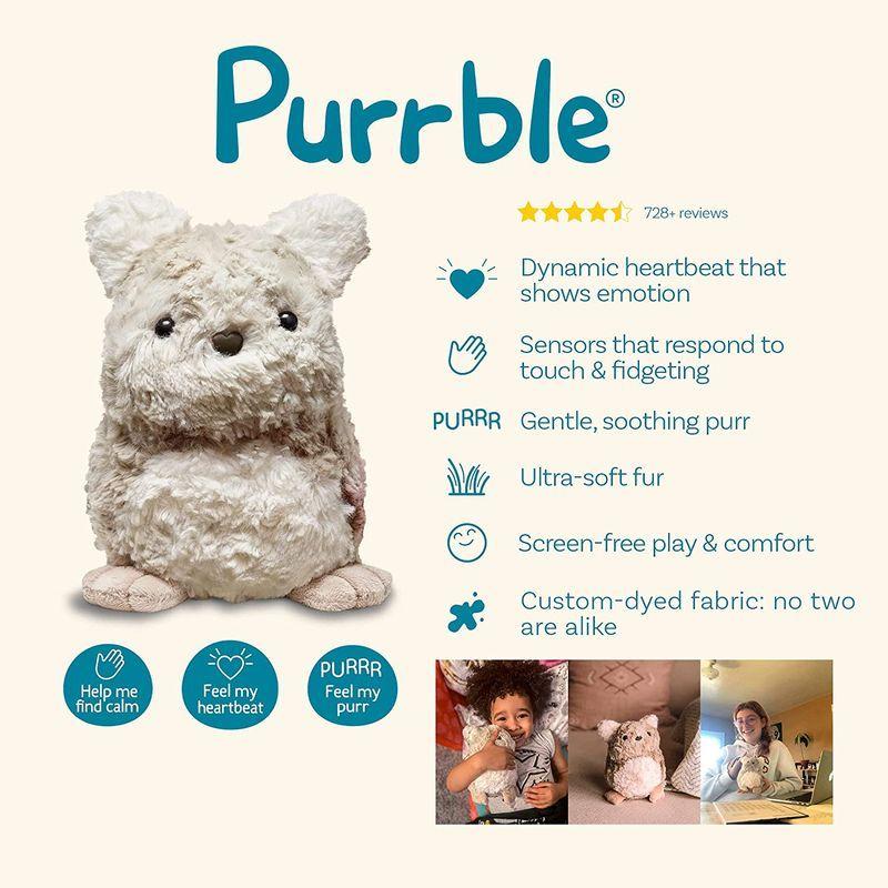 Purrble - 生き生きとした鼓動と心地良いゴロゴロという声で心を落ち着かせてくれるコンパニオントイ - 全年齢向けのインタラクティブな Purrble 生き生きとした鼓動と心地良いゴロゴロという声で心を落ち着かせてくれるコンパニオントイ 全年齢向けのインタラクティブな