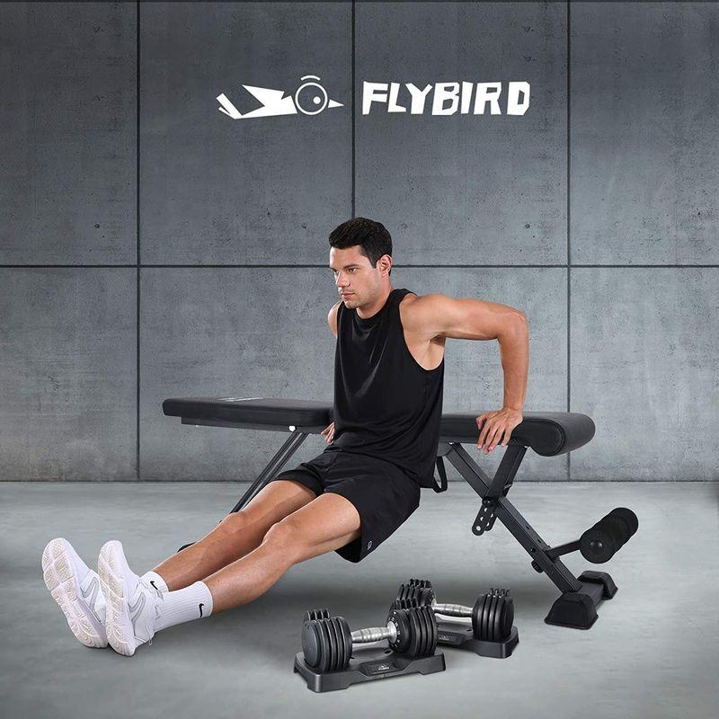 超特盛ミラクルプライス FLYBIRD トレーニングベンチ 3WAY可変式 インクラインベンチ 折り畳み 耐荷重300KG 組立不要 デクラインベンチ フラットベン 【2177818727】(11857円)