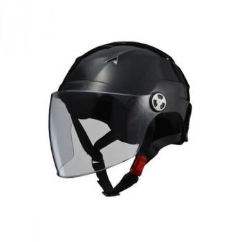リード工業 新色追加 SERIO 開閉シールド付きハーフヘルメット RE-40 人気の雑貨がズラリ ブラック