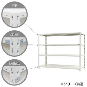 スチールラック NC1500-12 4段 間口1500×奥行450×高さ1200mm ホワイトの画像