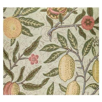 川島織物セルコン Morris Design Studio フルーツ 背当クッションカバー 45×45cm LL1729 G グリーンの画像