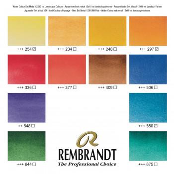 レンブラント水彩絵具10ML　風景画用12色セット　T0583-0195　426670 【直輸入】
