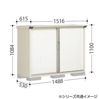 （代引不可）タクボ物置　グランプレステージ　全面棚　小型物置　収納庫　GP-155DF　シルクホワイト