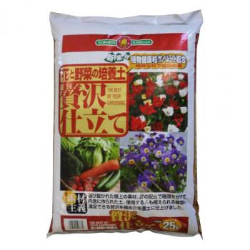 SUNBELLEX　花と野菜の培養土　贅沢仕立て　25L×6袋 の商品画像