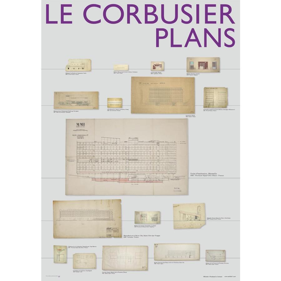 ポスター(1) ル・コルビュジエ/プランズ 〜「ル・コルビュジエ 諸芸術の綜合 1930-1965」展 | 