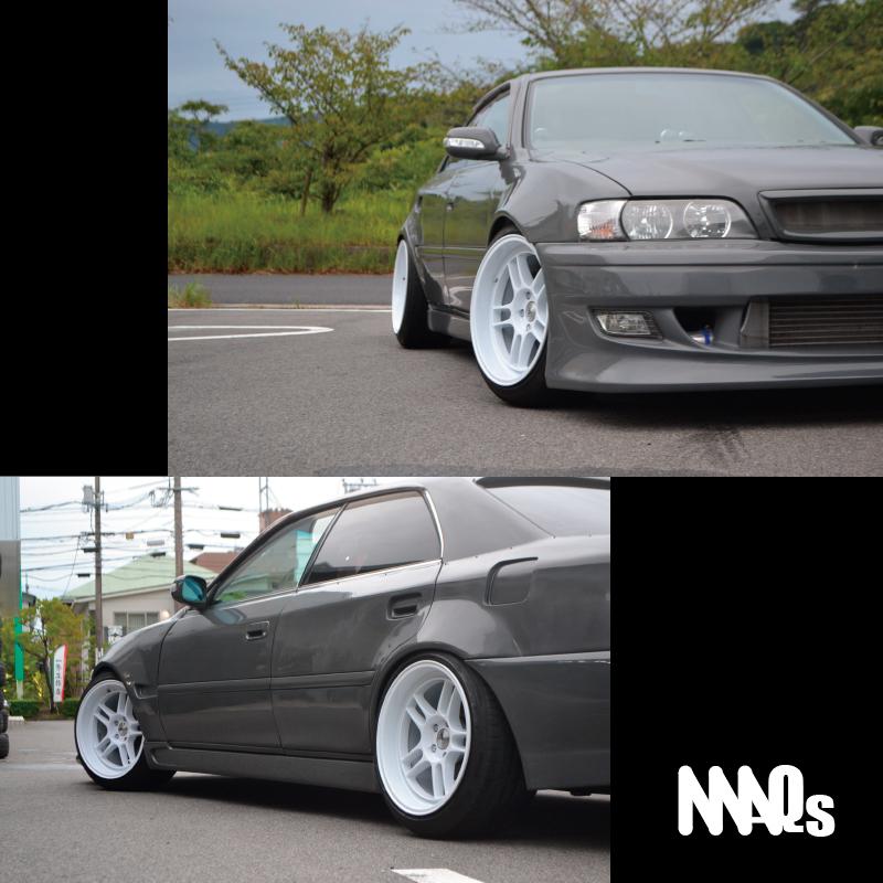 MAQs 18×9.5J +12 114.3 5H MAQs Wheels TS05 1本価格 ホワイト