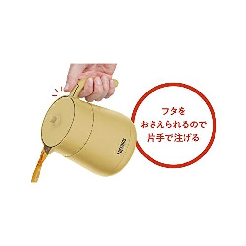 サーモス 真空断熱ティーポット ストレーナー付き 700ml ベージュ TTE-700 BE｜maquilla｜04