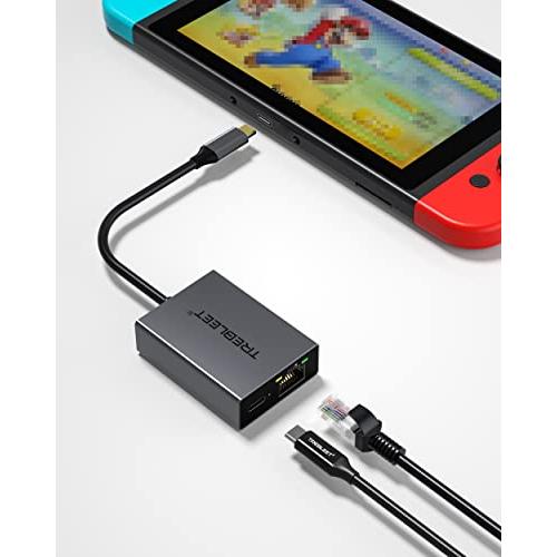 Nintendo Switch本体専用 有線LANアダプター& PD急速充電 2in1 Nintendo Switch本体専用 有線LANアダプター& PD急速充電 2in1