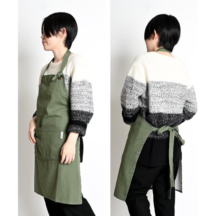 marai（マーライ） エプロン デニム 男女兼用 レディース メンズ 笑顔