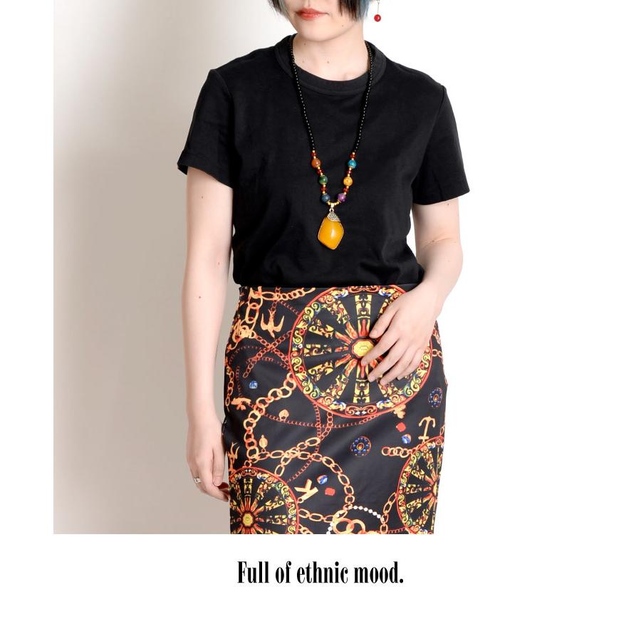 marai ネックレス レディース ロング ペンダント エスニック おしゃれ