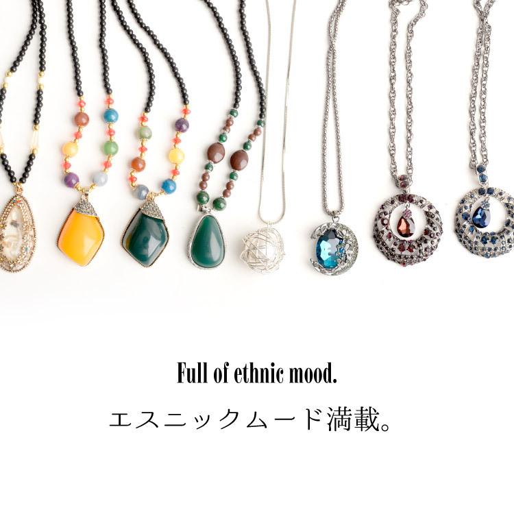 marai ネックレス レディース ロング ペンダント エスニック おしゃれ