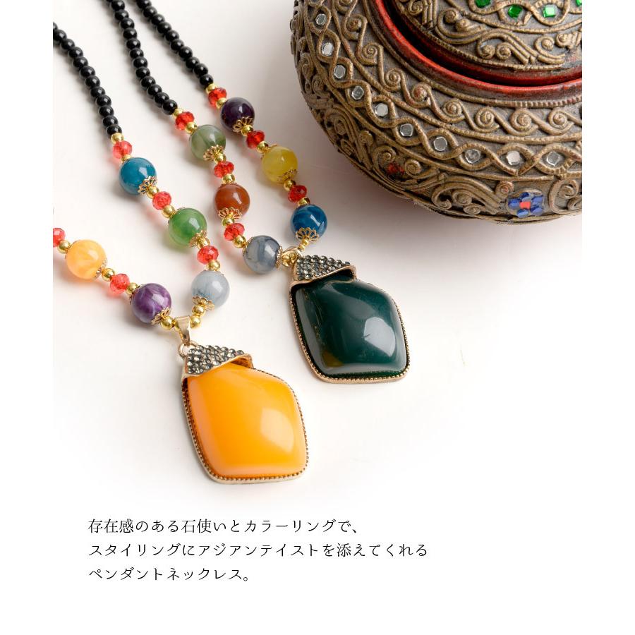 marai（マーライ） ネックレス レディース ロング ペンダント