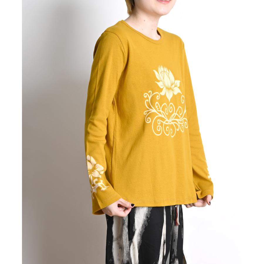 marai（マーライ） Tシャツ 長袖 レディース 綿100％ 長袖Tシャツ