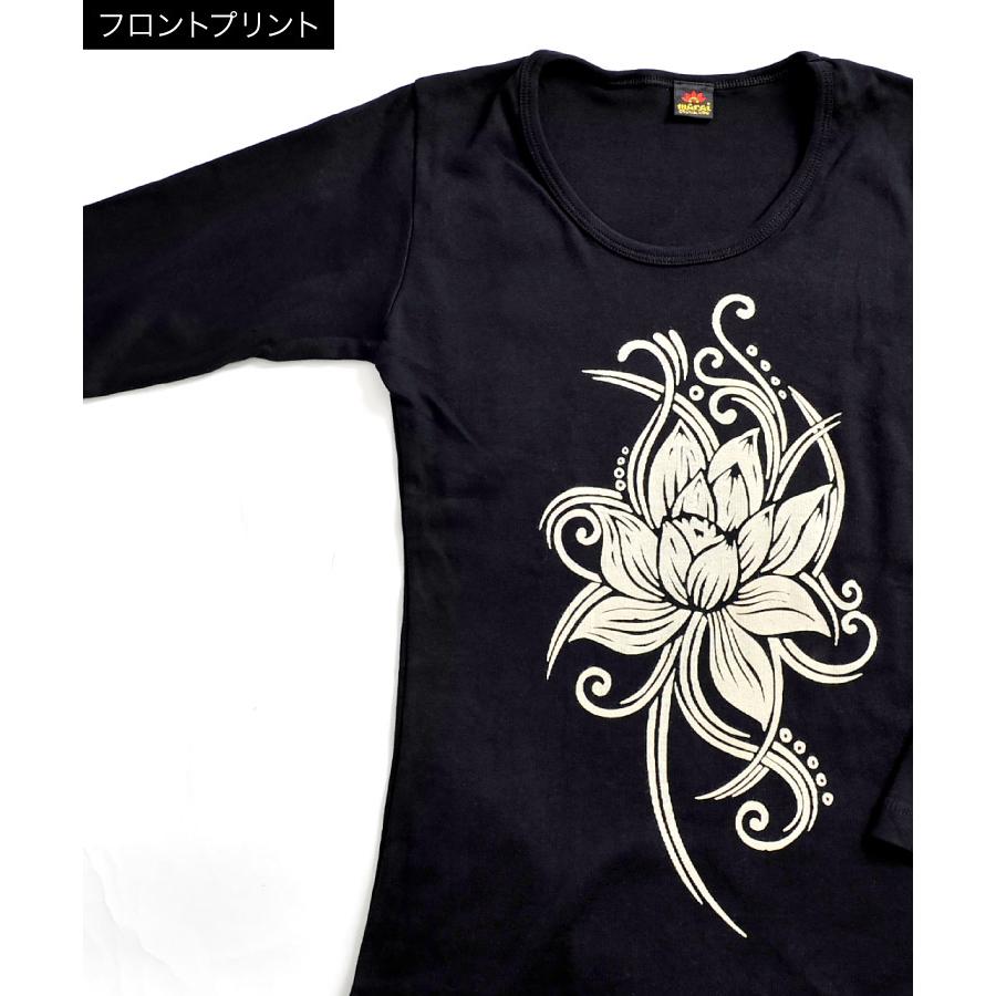 marai（マーライ） カットソー レディース 長袖 花柄 エスニック